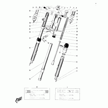 FRONT FORK ('69 MODEL)