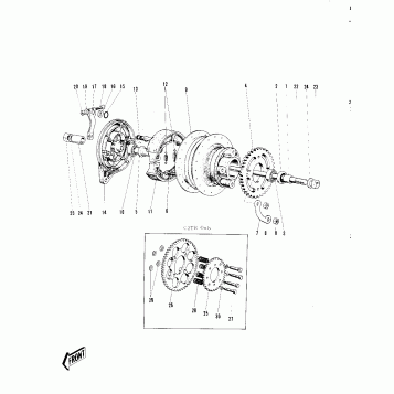 REAR HUB/BRAKE