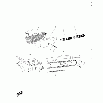 SIDE COVERS/CHAIN COVER/CHAIN