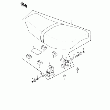 SEAT ('80-'81 KE175-D2/D3)