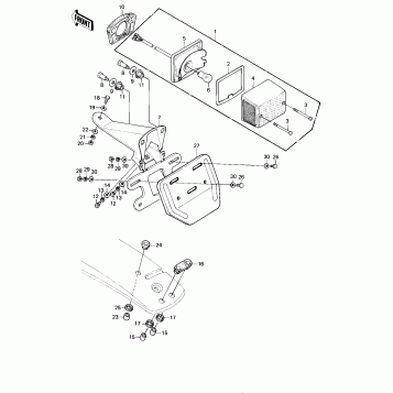 TAILLIGHT ('80-'81 KE175-D2/D3)