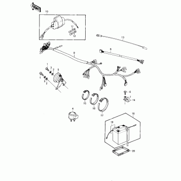 CHASSIS ELECTRICAL EQUIPMENT ('80-'81 KE