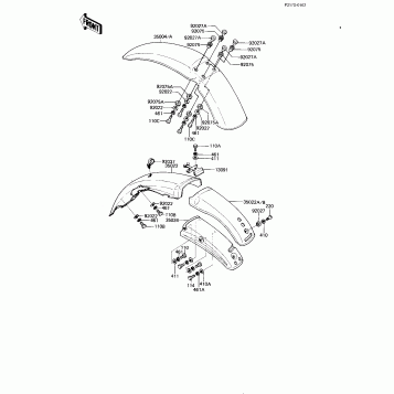 FENDERS ('82-'83 KE175-D4/D5)