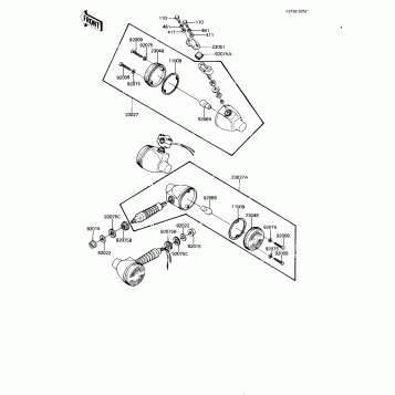 TURN SIGNALS ('82-'83 KE175-D4/D5)