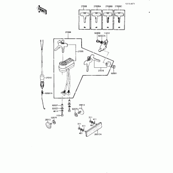IGNITION SWITCH/LOCKS/REFLECTORS ('82-'8