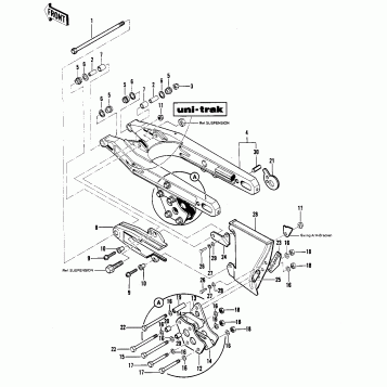 SWING ARM/CHAIN COVER