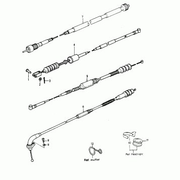 CABLES ('81KDX250-B1)