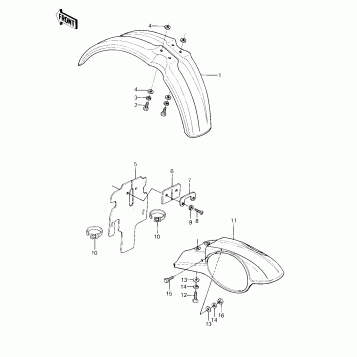 FENDERS ('81 KX80-C1)