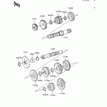 TRANSMISSION ('82 KX80-C2)