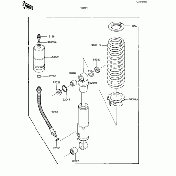 SHOCK ABSORBER (-F/NO.007283)