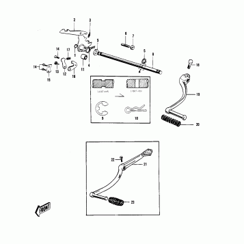 GEAR CHANGE MECHANISM