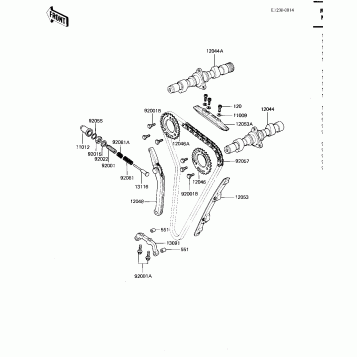CAMSHAFTS/CHAIN/TENSIONER