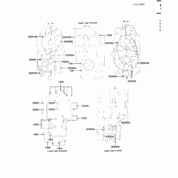 CRANKCASE BOLT & STUD PATTERN