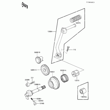 KICKSTARTER MECHANISM