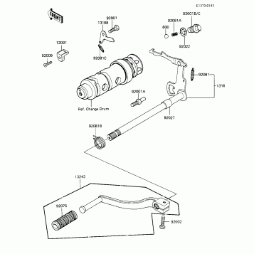 GEAR CHANGE MECHANISM