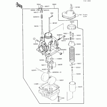 CARBURETOR (KE100-B5, CANADA)