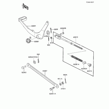 BRAKE PEDAL/TORQUE LINK