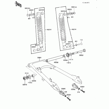 SWING ARM/SHOCK ABSORBERS
