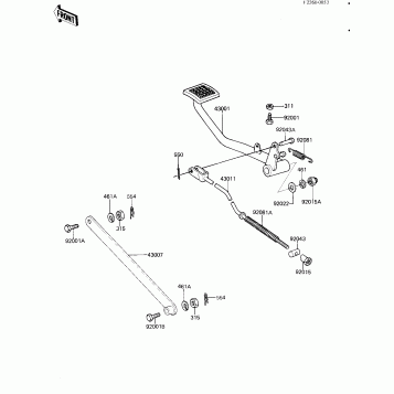 BRAKE PEDAL/TORQUE LINK