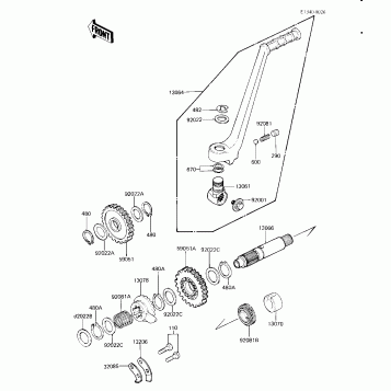 KICKSTARTER MECHANISM