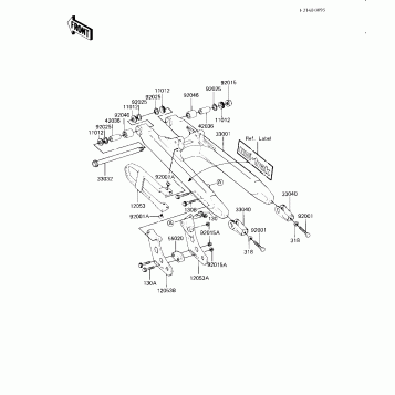 SWING ARM (KX125-B1)