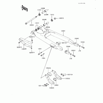 SWING ARM (KX125-B2)