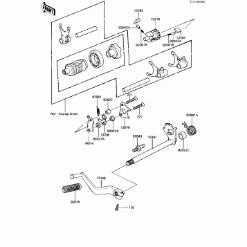 GEAR CHANGE MECHANISM