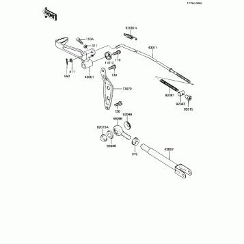 BRAKE PEDAL/TORQUE LINK