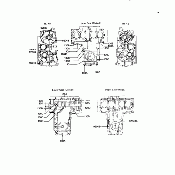 CRANKCASE BOLT & STUD PATTERN