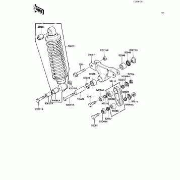 REAR SUSPENSION/SHOCK ABSORBER