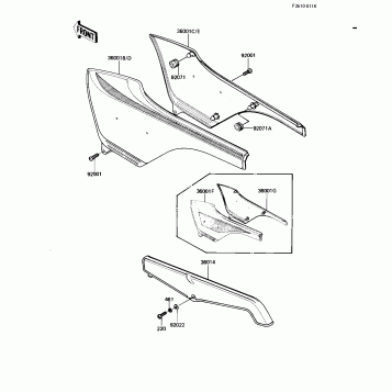 SIDE COVERS/CHAIN COVER