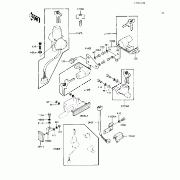 IGNITION SWITCH/LOCKS/REFLECTORS