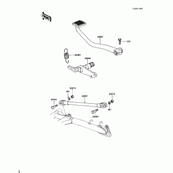BRAKE PEDAL/TORQUE LINK