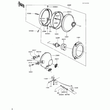 HEADLIGHT (KZ1100-D1)