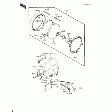HEADLIGHT (KZ1100-D2)