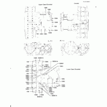 CRANKCASE BOLT & STUD PATTERN