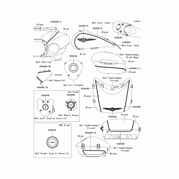 Decals(Blue/Black)(A9FA)