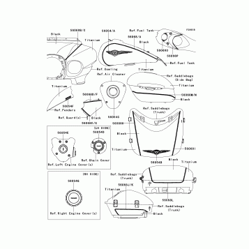 Decals(Titanium/Black)(B9FA)