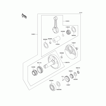 Crankshaft(-KL650AE032205)
