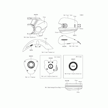 Decals(Gray/Ebony)(KFF)