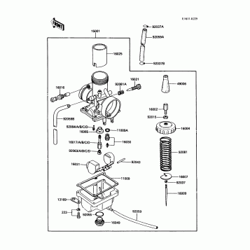 Carburetor(KDX80-C1/C2/C3)