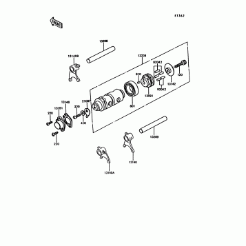 Gear Change Drum/Shift Fork(s)