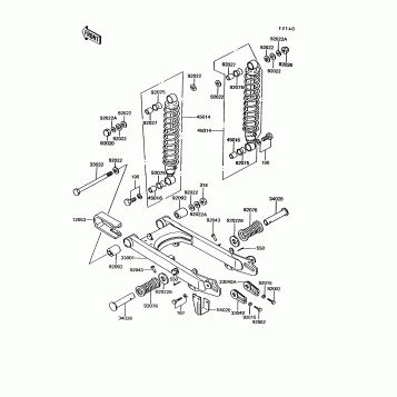 Swingarm/Shock Absorber