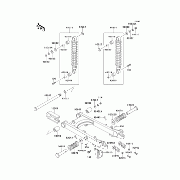 Swingarm/Shock Absorber
