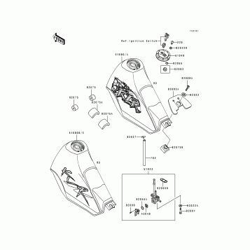 Fuel Tank(KL250-D11/D12/D13/D14)
