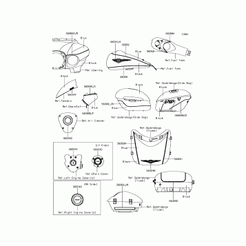 Decals(Black/Blue)(BDF)