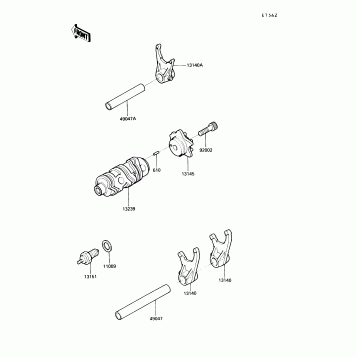Change Drum/Shift Fork