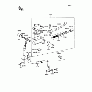 Front Master Cylinder(KL250-D7)