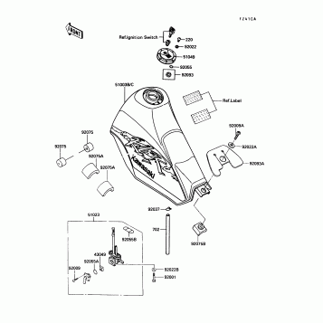 Fuel Tank(KL250-D8/D9)