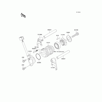 Gear Change Drum/Shift Fork(s)